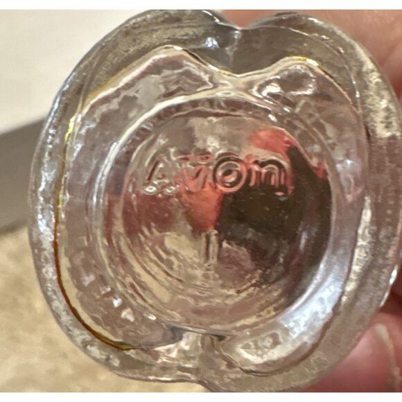 Avon Bottles Snowman Pink Hat Milk Glass & Santa Claus Clear Glass Container Set - Picture 6 of 7